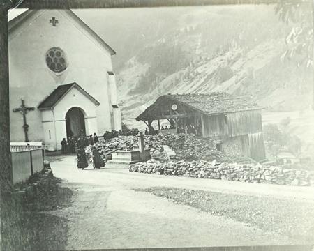 Tanzlaube in Gaschurn um 1912